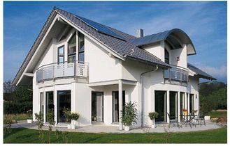 China Heller Stahlrahmen fabrizierte Landhaus/energiesparende moderne modulare Häuser vor fournisseur