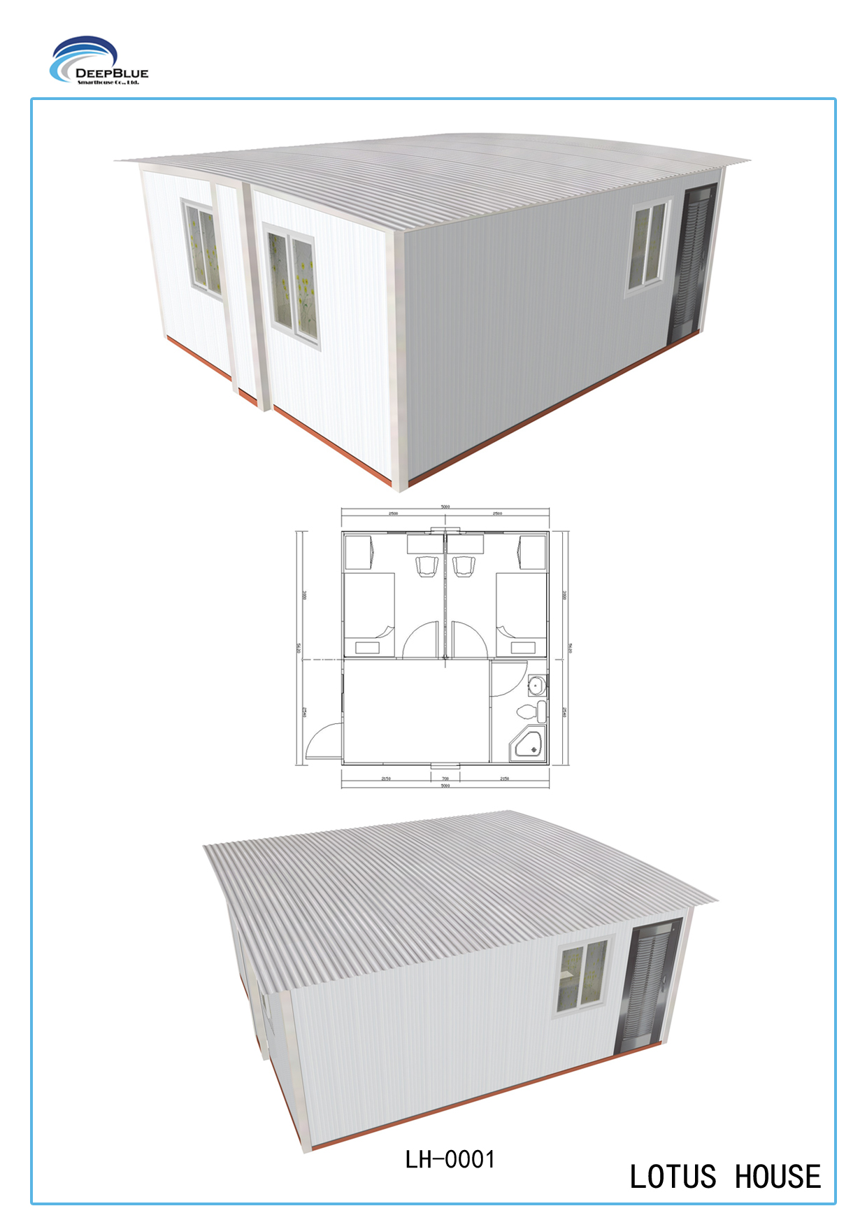 Vorfabriziertes Temporality-Entlastungs-Haus/fabrizierte integrierte Wohnung vor